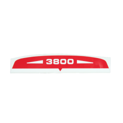 Air filter sticker solex 3800 Red