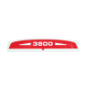 Adesivo filtro aria Solex 3800 Red