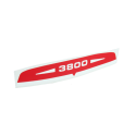 Air filter sticker solex 3800 Red