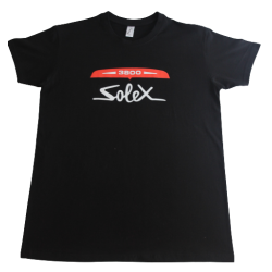 Shirt Solex impressão preto Red & White