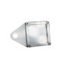 Porta adesivo assicurativo quadrato in alluminio