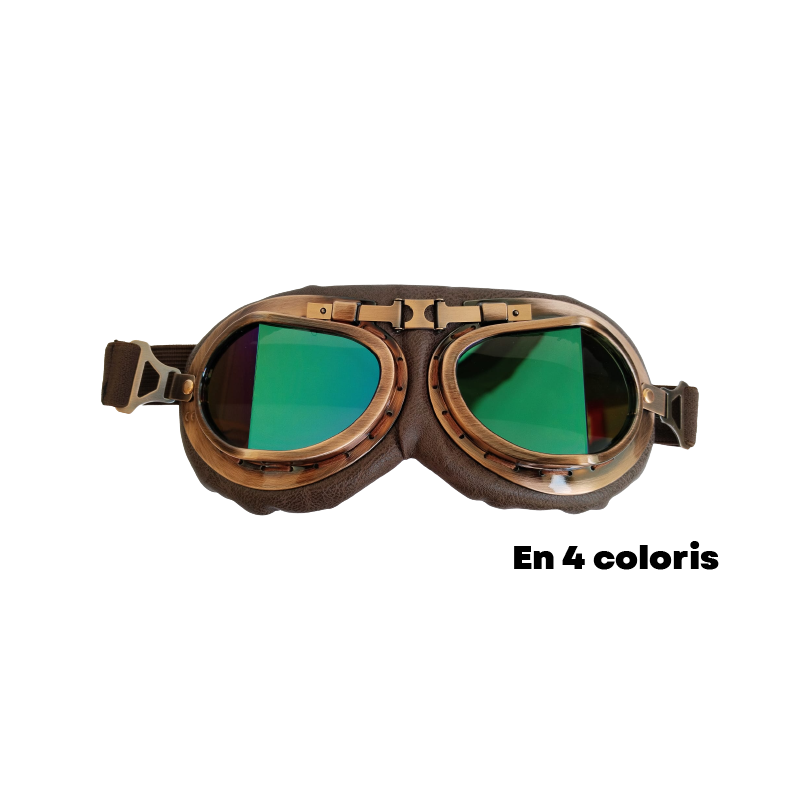 Vintage/Flieger-Motorradbrille