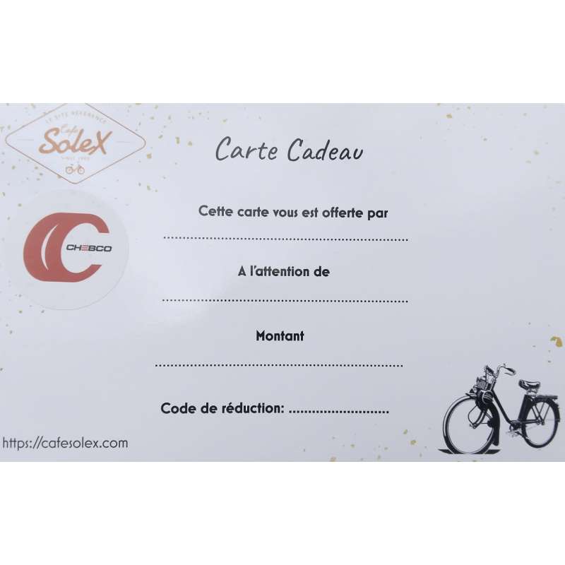 CafeSolex Geschenkkarte