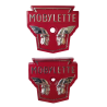 Logo-Monogramme Gauloise Köpfe Moped