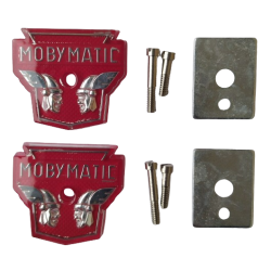 Logotipo de monogramas de cabezas galas de Mobymatic