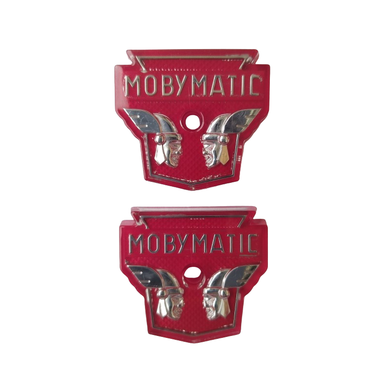 Logotipo dos monogramas das cabeças gaulesas Mobymatic