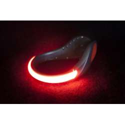 Clip Pour Chaussures Avec Lumière LED Rouge - Visibilité Sportive Nuit Et Jour
