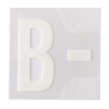 Blood group B sticker - White