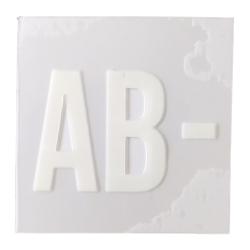 AB- blood group sticker -...