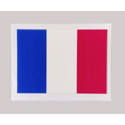 Classic French flag sticker