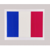 Autocolante clássico da bandeira francesa