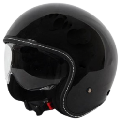 Jet Helmet Gloss Black...