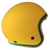 Casco homologado amarillo mostaza mate