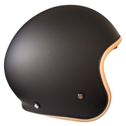 Approved Matte Black Helmet
