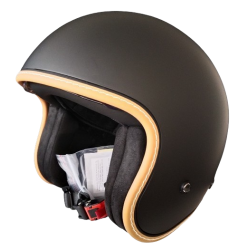 Approved Matte Black Helmet