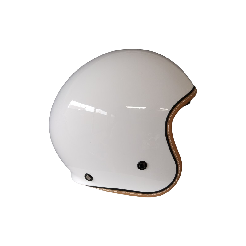 Casque Moto Jet Rétro Vert Aqua Taille M - Ouvert - Léger 950g - Marque Axor - Neuf