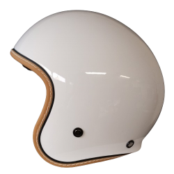 Approved Glossy White Helmet