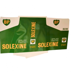 Adesivo verde per lattina di Solexine